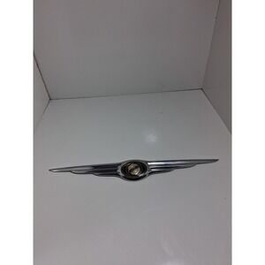 Chrysler Wing Emblem Chrome Hood Badge OEM Vintage Trin